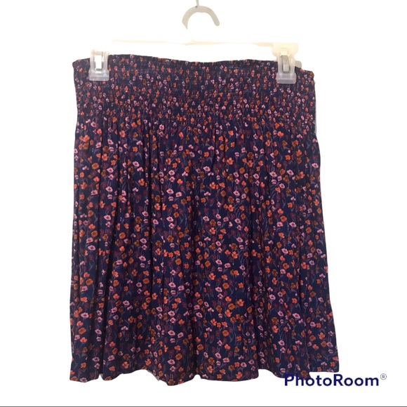 Mossimo Supply Co. Floral Multicolored Midi Skirt- Women’s Size Large - Picture 3 of 8